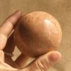 桃色月長石　ピーチムーンストーンスフィア　２サイズ