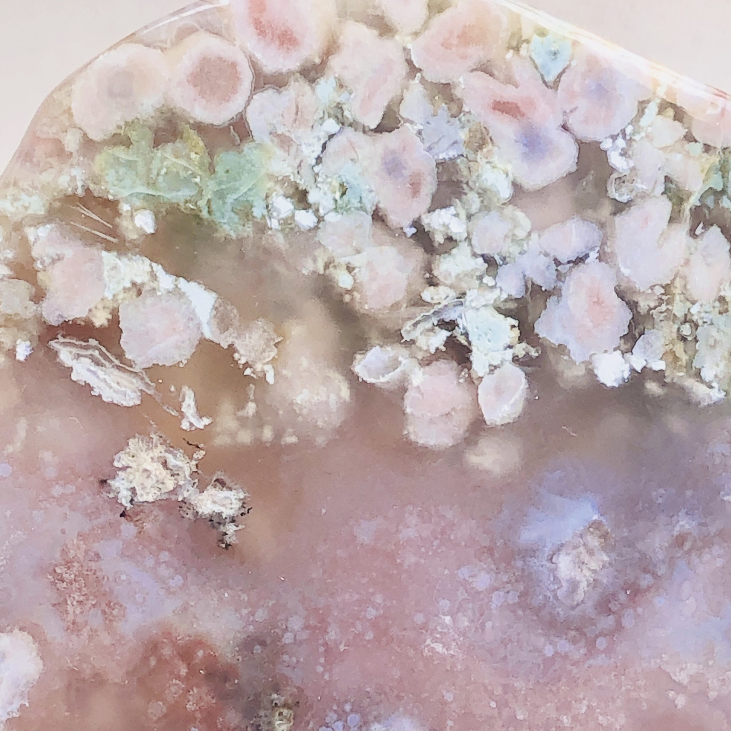 ダークアメジストフラワーアゲート 1.8Kg フラワーアメジストクラスター[t603-9323]