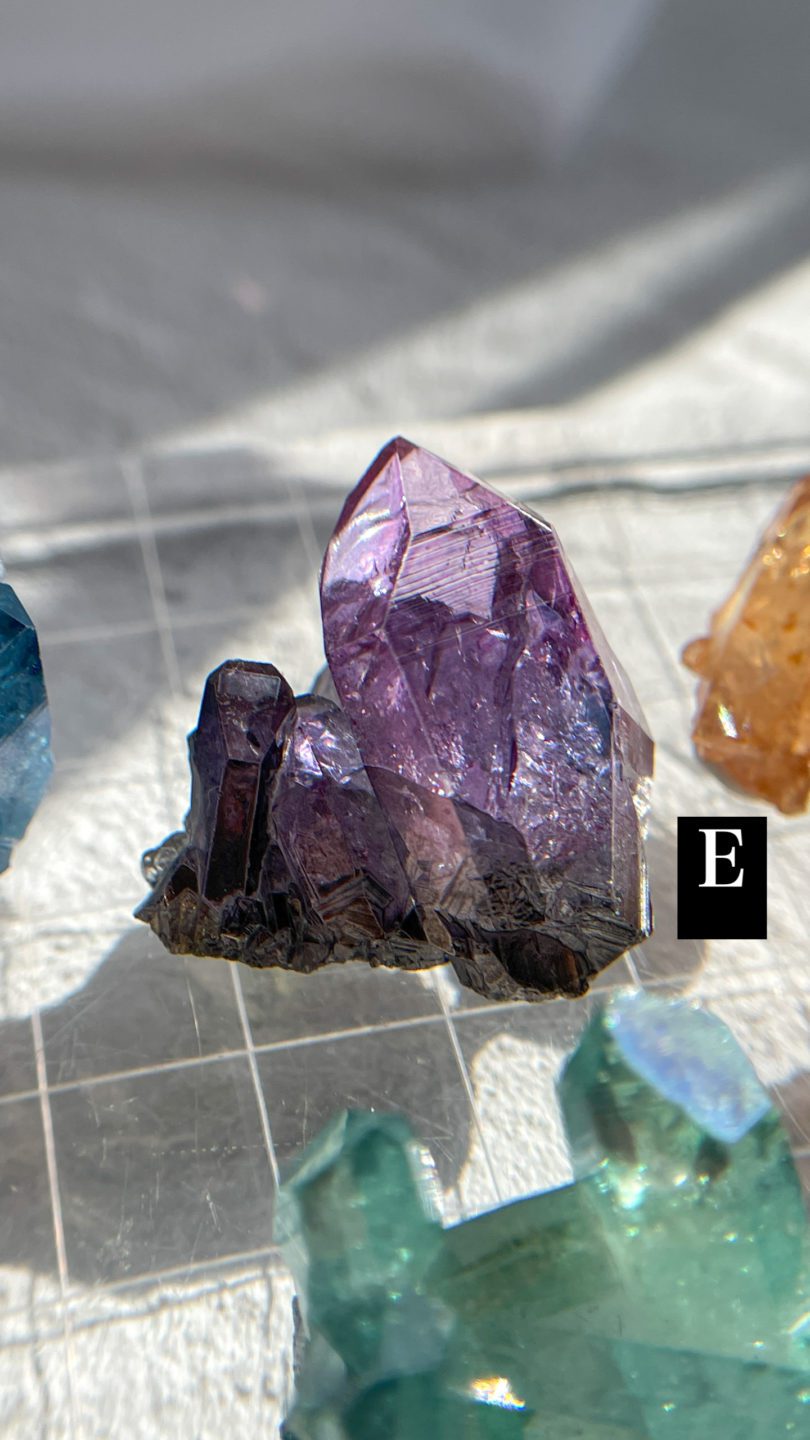 アーカンソー水晶 レインボーオーラ ちいさな宝石たち Aイエローサン 