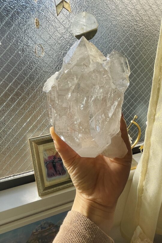 ヒマラヤ水晶　マニハール水晶　天然石　ヒーリング