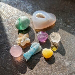 天然石　タンブル　ポケットストーン　クリスタル　ヒーリング　天使　水晶