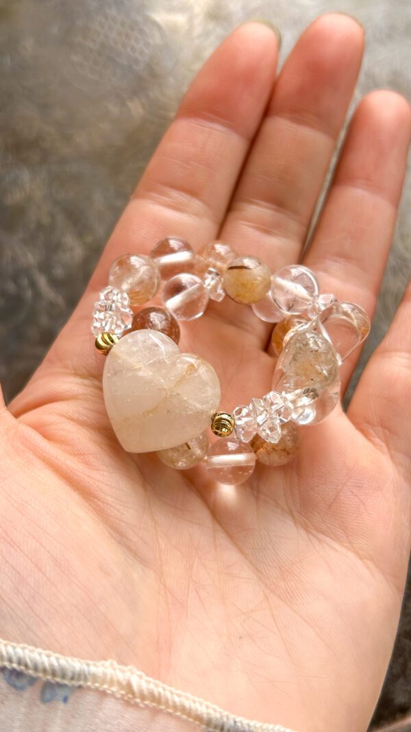 ヒマラヤ水晶　アゼツライト　ブレスレット