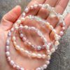 淡水パール　アメジスト　水晶　ブレスレット