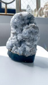 セレスタイト　天然石　水晶