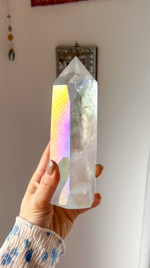 エンジェルオーラ　タワー　水晶　オーラクォーツ　