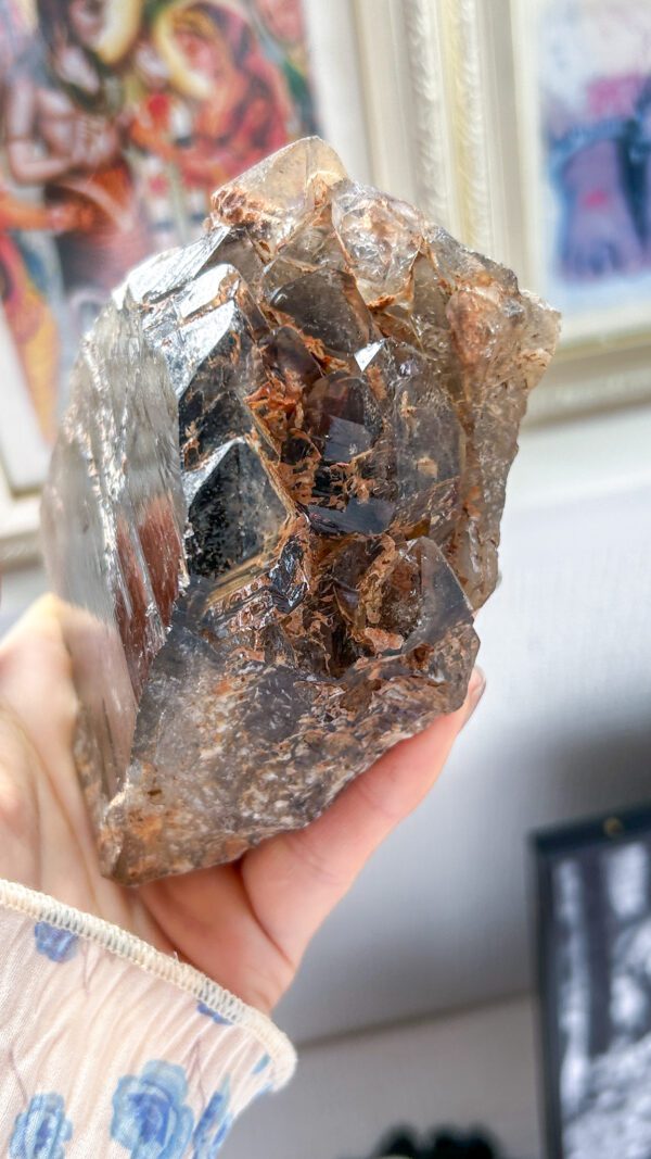 ヒマラヤ水晶　クル渓谷　スモーキー　アリゲータークォーツ