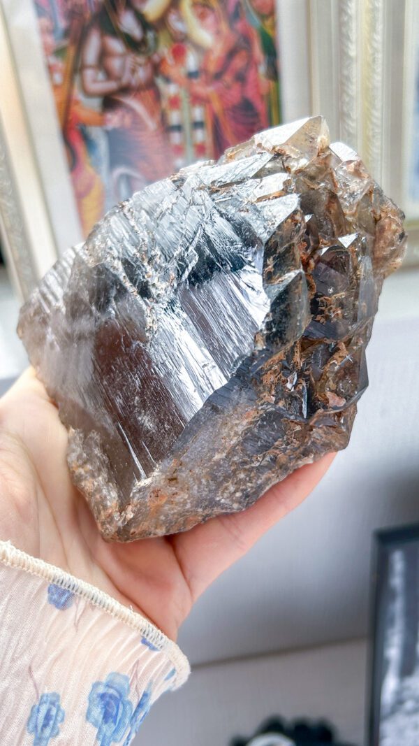 ヒマラヤ水晶　クル渓谷　スモーキー　アリゲータークォーツ