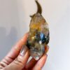 イエロー ブラック　パキスタン　フンザ　天然石　ヒマラヤ水晶