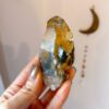 イエロー ブラック　パキスタン　フンザ　天然石　ヒマラヤ水晶