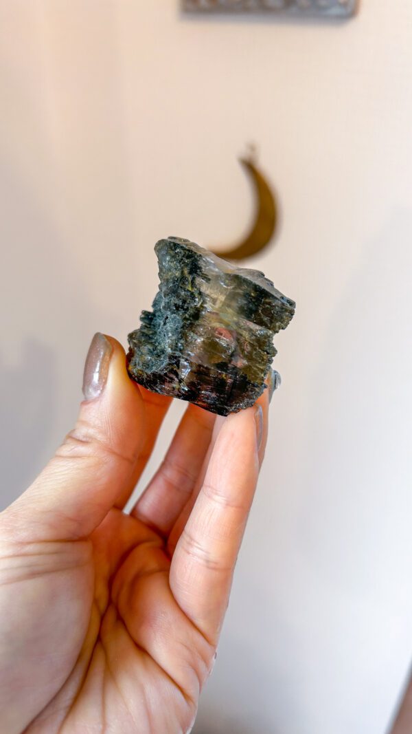 ブラックマニハール　天然石　ヒマラヤ水晶
