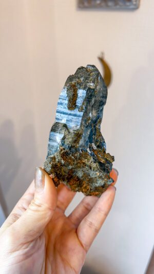ブラックマニハール　天然石　ヒマラヤ水晶