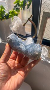 セレスタイト　水晶　天然石　