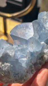 セレスタイト　水晶　天然石　