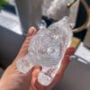猫　水晶　天然石　カービング