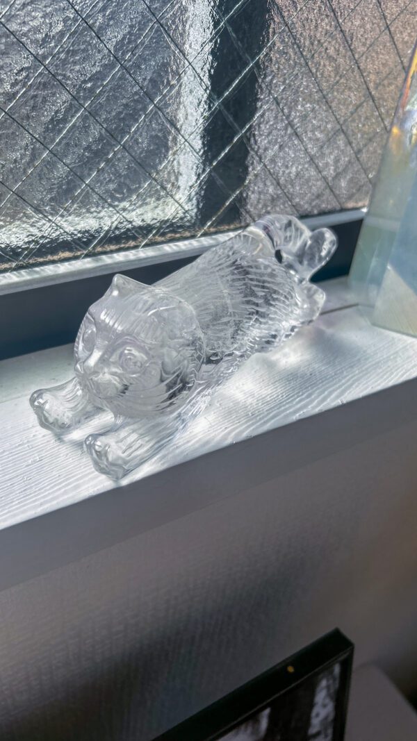 猫　水晶　天然石　カービング