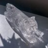 猫　水晶　天然石　カービング