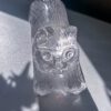 猫　水晶　天然石　カービング