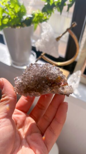高品質・インド 美しいフラワーアメジスト Flower chakra