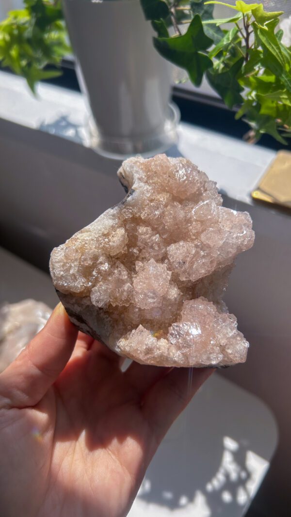 ピンクアポフィライト　ヒマラヤ水晶　天然石　スピリチャル　ヒーリング