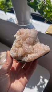 ピンクアポフィライト　ヒマラヤ水晶　天然石　スピリチャル　ヒーリング