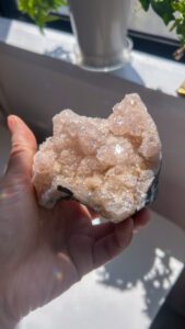 ピンクアポフィライト　ヒマラヤ水晶　天然石　スピリチャル　ヒーリング