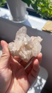 マニカラン水晶　ヒマラヤ水晶　天然石　ピンク　スピリチャル　ヒーリング