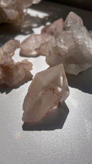 ヒマラヤ水晶 千層 マニカラン 天然石 インド 水晶 ピンク