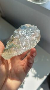 グリーン　マニハール　水晶　ヒマラヤ