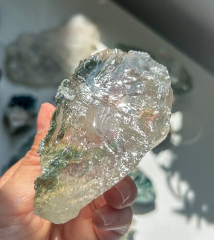 グリーン　マニハール　水晶　ヒマラヤ