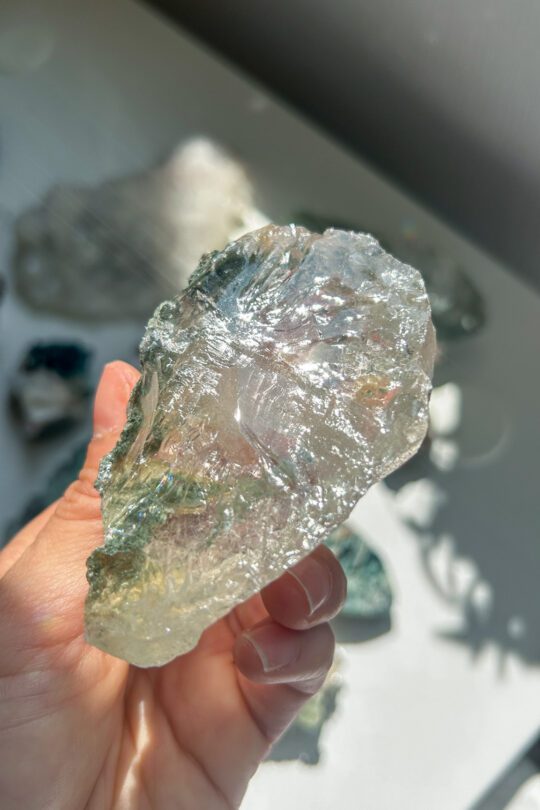 グリーン　マニハール　水晶　ヒマラヤ
