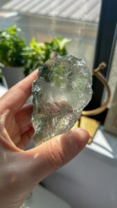 グリーン　マニハール　水晶　ヒマラヤ