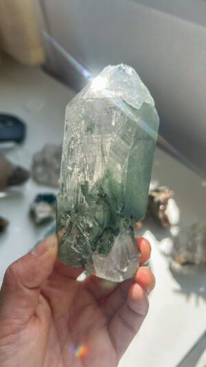 グリーン　マニハール　水晶　ヒマラヤ