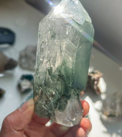 グリーン　マニハール　水晶　ヒマラヤ