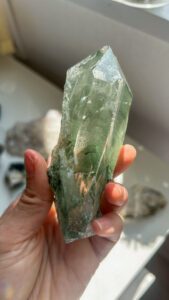 グリーン　マニハール　水晶　ヒマラヤ