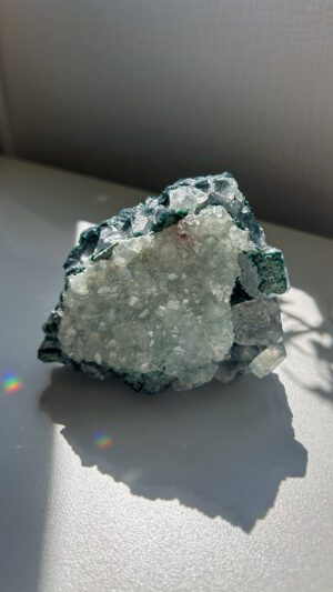 グリーンヒューランダイト　カルセドニー ゼオライト　天然石　沸石