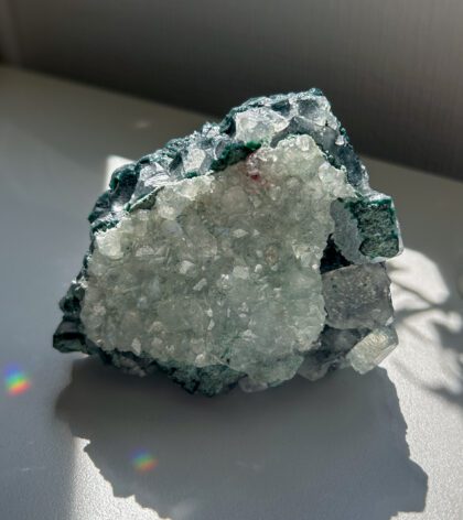 グリーンヒューランダイト　カルセドニー ゼオライト　天然石　沸石