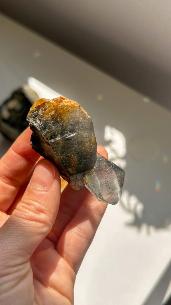 トルマリン　ルチル・ヘマタイト　ヒマラヤ水晶 パキスタン　水晶　ブラックマニハール