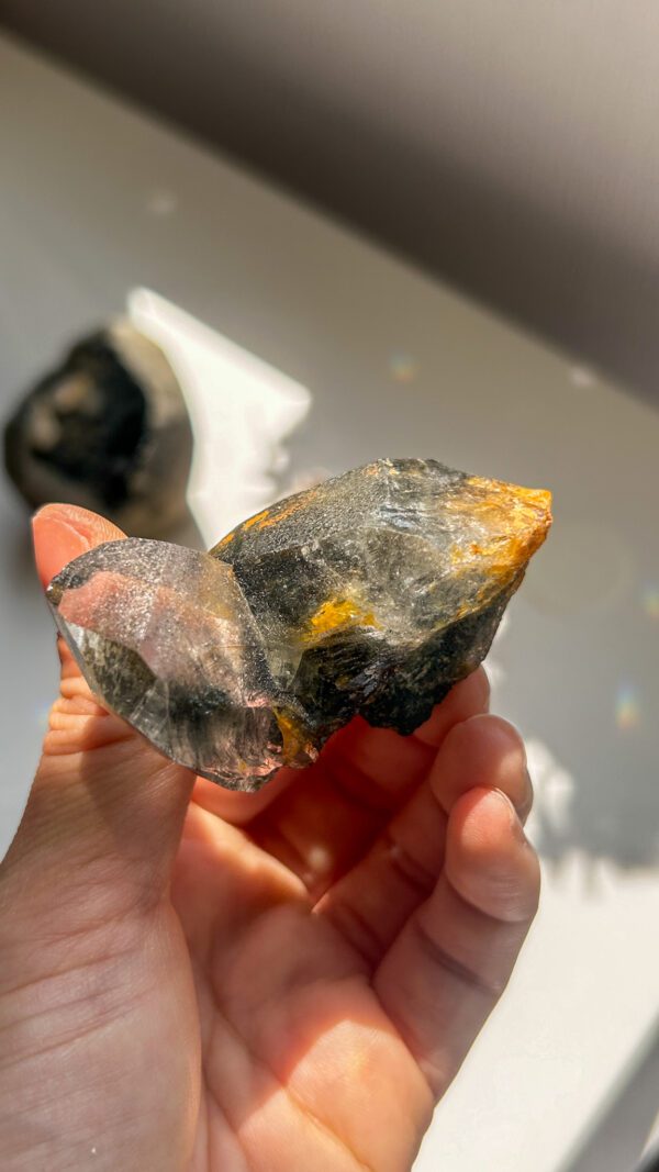 トルマリン　ルチル・ヘマタイト　ヒマラヤ水晶 パキスタン　水晶　ブラックマニハール