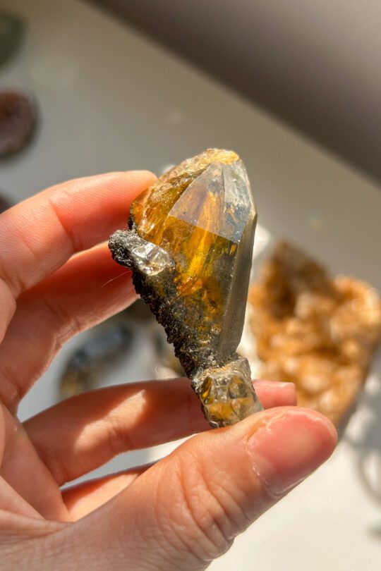 トルマリン　ルチル・ヘマタイト　ヒマラヤ水晶 パキスタン　水晶　ブラックマニハール