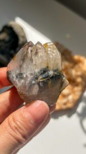 トリプル ダブルポイント ブラックトルマリン　ヒマラヤ水晶