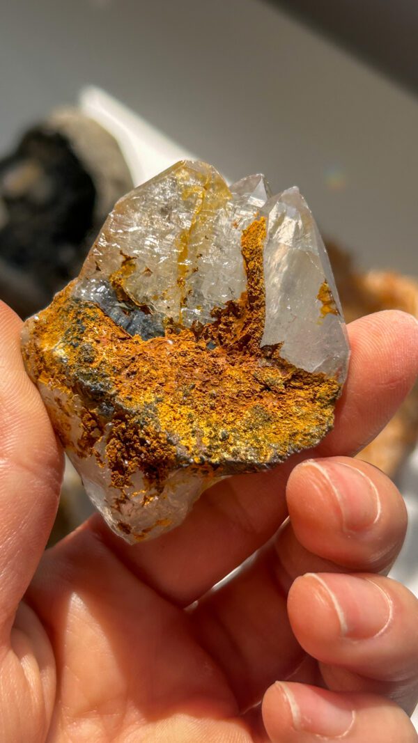 トリプル ダブルポイント ブラックトルマリン　ヒマラヤ水晶