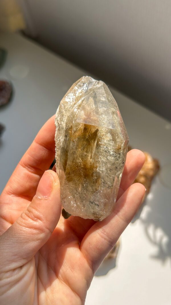 ブリハスパティ　ウダス　インド　ヒマラヤ水晶　ルチル　ガーデン　水晶