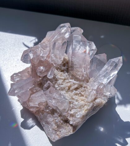 ヒマラヤ水晶　ルチル　レッドルチル　マニカラン水晶　天然石　パワーストーン　ヒーリングストーン