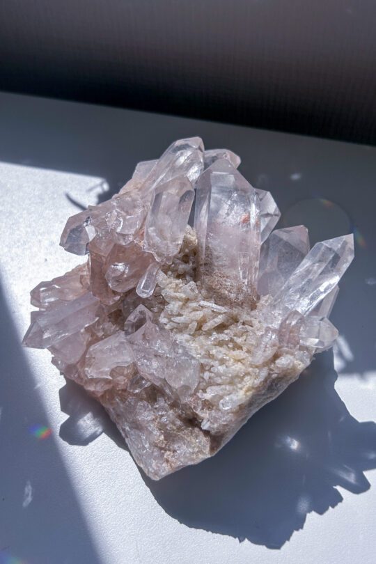 ヒマラヤ水晶　ルチル　レッドルチル　マニカラン水晶　天然石　パワーストーン　ヒーリングストーン