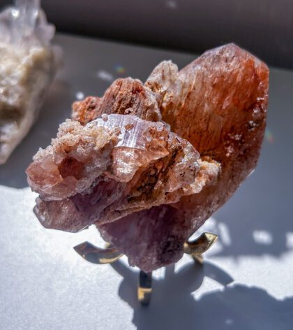 ヒマラヤ水晶　ルチル　レッドルチル　マニカラン水晶　天然石　パワーストーン　ヒーリングストーン