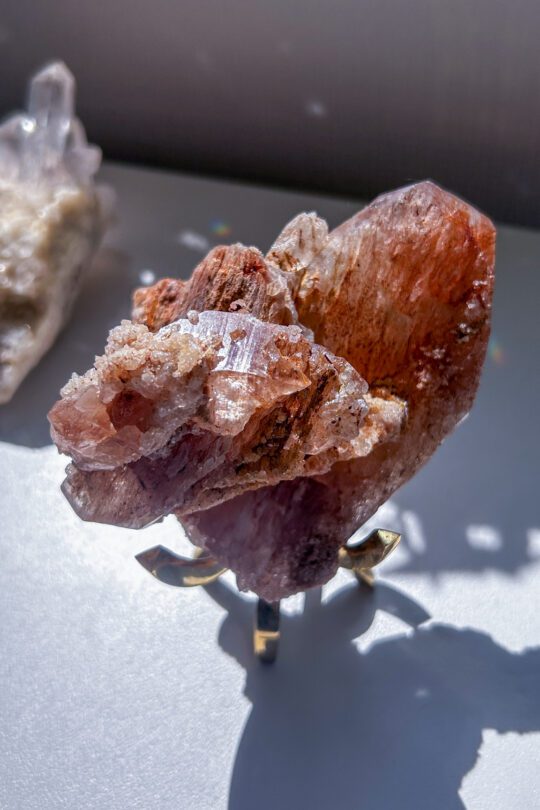ヒマラヤ水晶　ルチル　レッドルチル　マニカラン水晶　天然石　パワーストーン　ヒーリングストーン