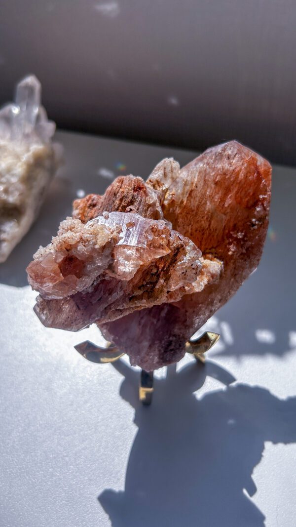 ヒマラヤ水晶　ルチル　レッドルチル　マニカラン水晶　天然石　パワーストーン　ヒーリングストーン