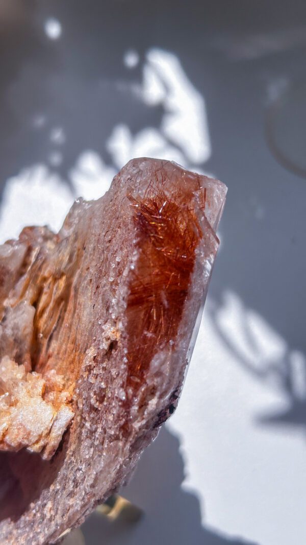 ヒマラヤ水晶　ルチル　レッドルチル　マニカラン水晶　天然石　パワーストーン　ヒーリングストーン