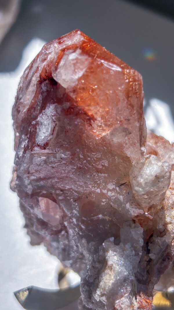 ヒマラヤ水晶　ルチル　レッドルチル　マニカラン水晶　天然石　パワーストーン　ヒーリングストーン