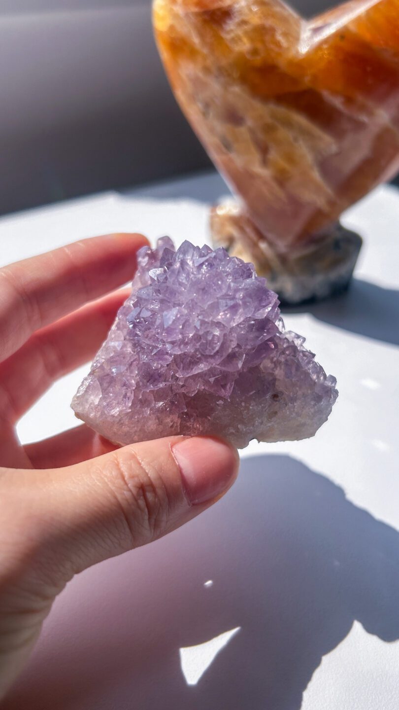 フラワーアメジスト インド産 スピリットクォーツ